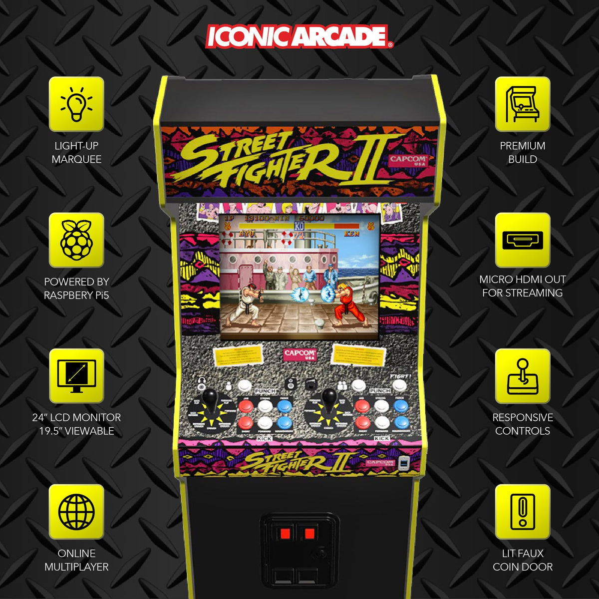 Full-Size Street Fighting Arcade Cabinet