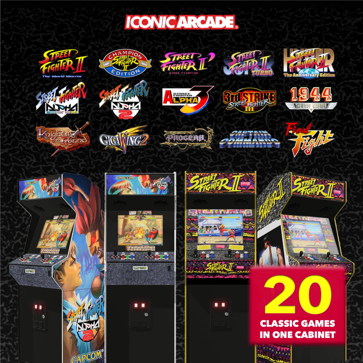 Full-Size Street Fighting Arcade Cabinet
