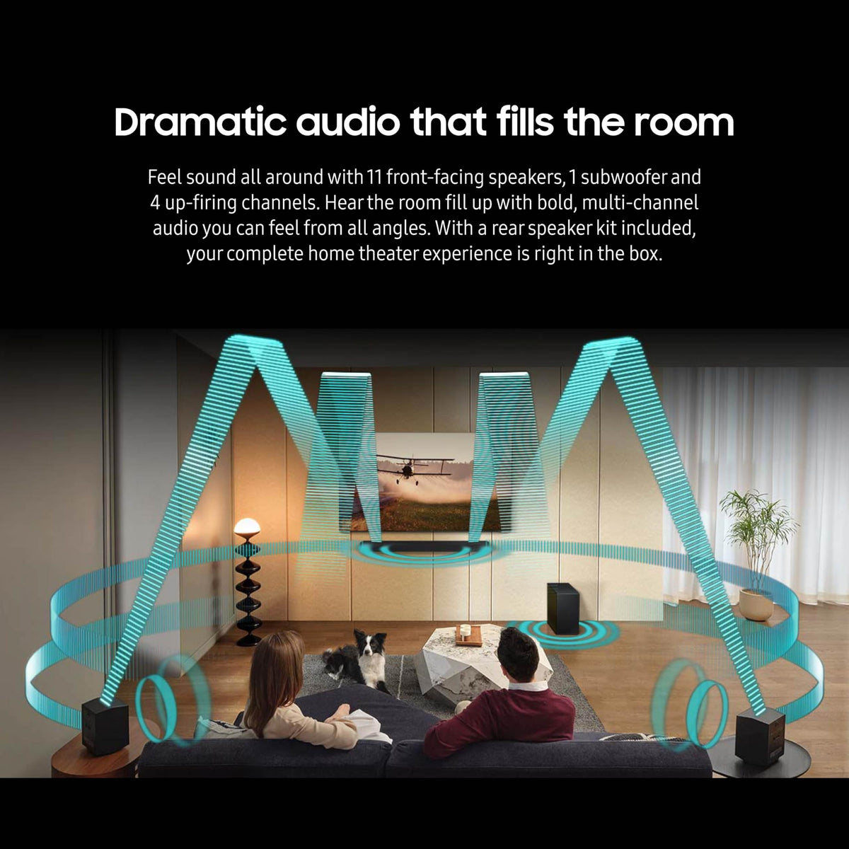 11.1.4-Channel Wireless Gaming Soundbar