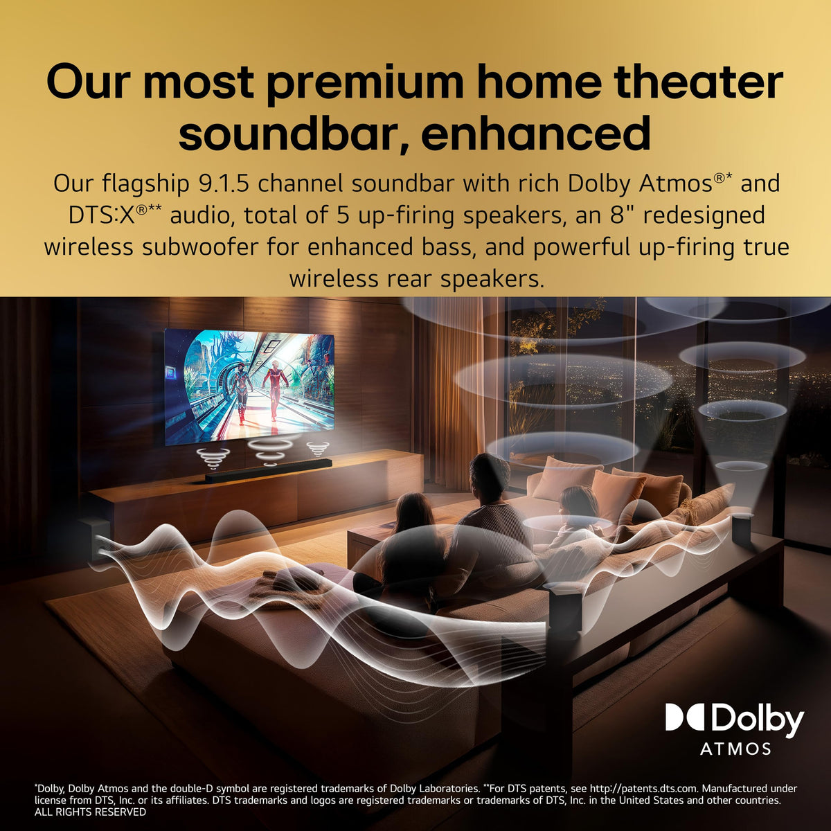 9.1.5-Channel Gaming Soundbar System