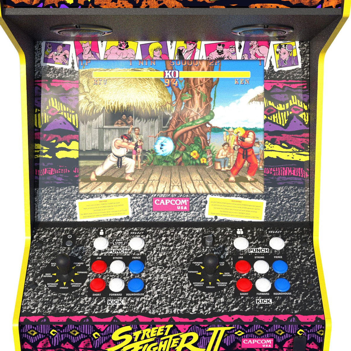 Full-Size Street Fighting Arcade Cabinet